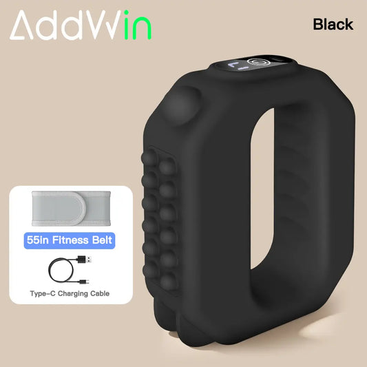 ADDWIN 2026 New Fascia Ring R10 Mini Muscle Recovery Fascia Device upgraded adjustable strap fits Up to 55in waist, Cordless Rechargeable, Designed for Waist & Back Muscle Recovery portable massager parents gift